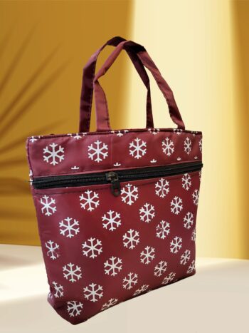 Shantiniketan Synthetic Fabric Handbag | Lightweight Everyday Carry Bags